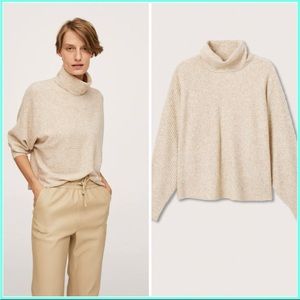 MANGO Ribbed knit sweater